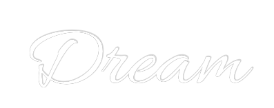 Custom Neon Text - Dream