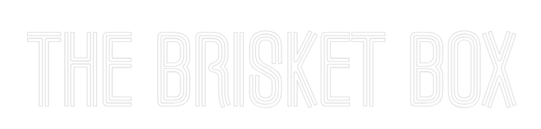 Custom Neon Text - The Brisket Box