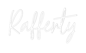 Custom Neon Text - Rafferty