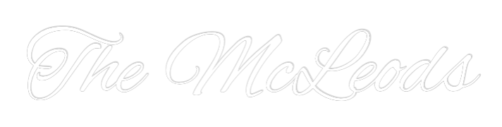 Custom Neon Text - The McLeods