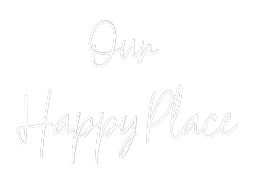 Custom Neon Text - Our 
Happy P...