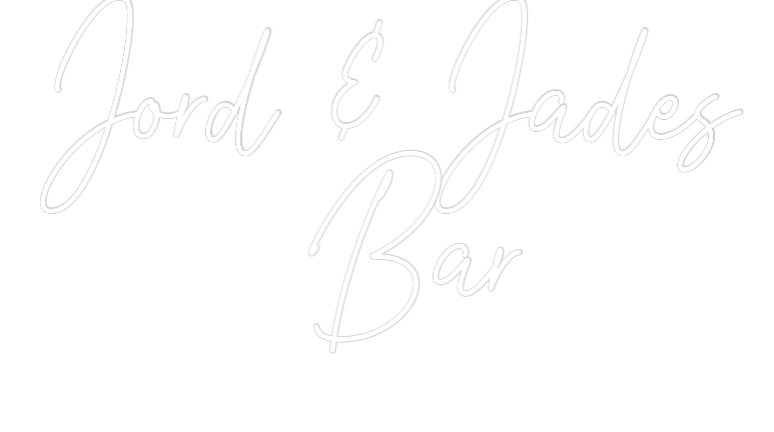 Custom Neon Text - Jord & Jades ...