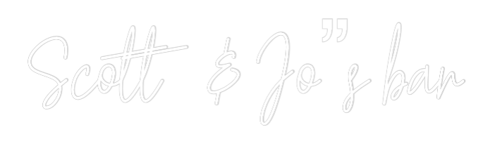 Custom Neon Text - Scott & Jo”s ...