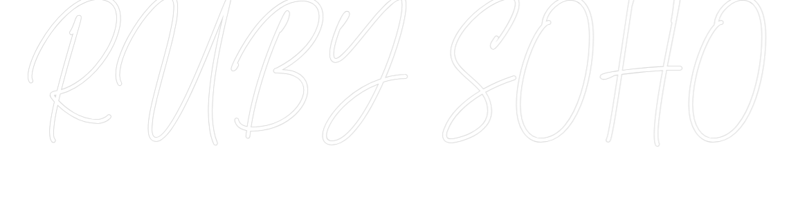 Custom Neon Text - RUBY SOHO