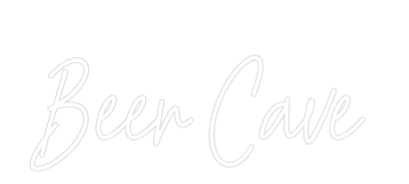 Custom Neon Text - Beer Cave
