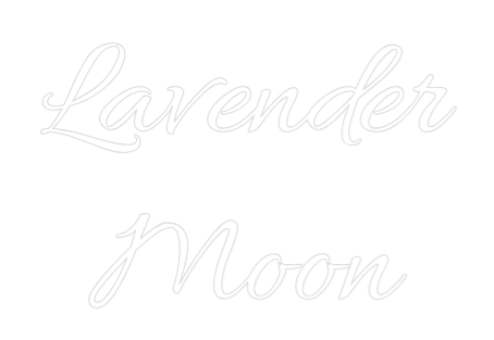 Custom Neon Text - Lavender
Moon