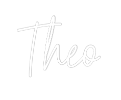 Custom Neon Text - Theo