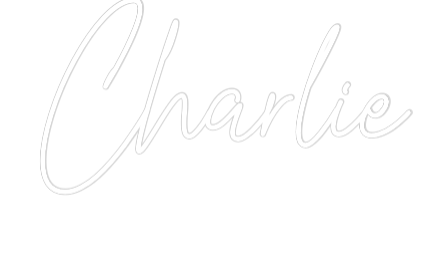 Custom Neon Text - Charlie