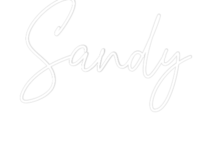 Custom Neon Text - Sandy