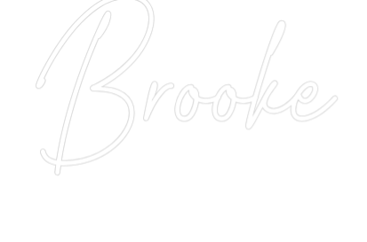 Custom Neon Text - Brooke