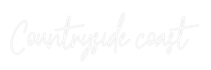 Custom Neon Text - Countryside c...