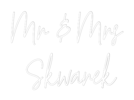 Custom Neon Text - Mr & Mrs 
Sk...