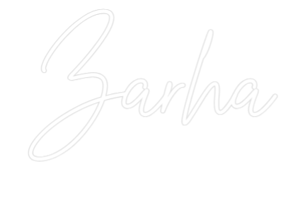 Custom Neon Text - Zarha