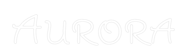 Custom Neon Text - Aurora