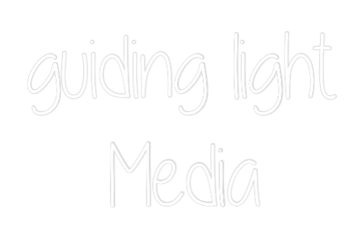 Custom Neon Text - guiding light...