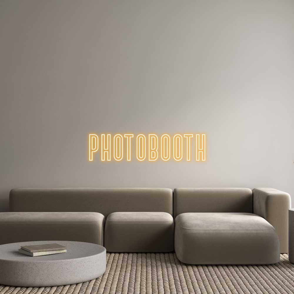 Custom Neon Text - PHOTOBOOTH