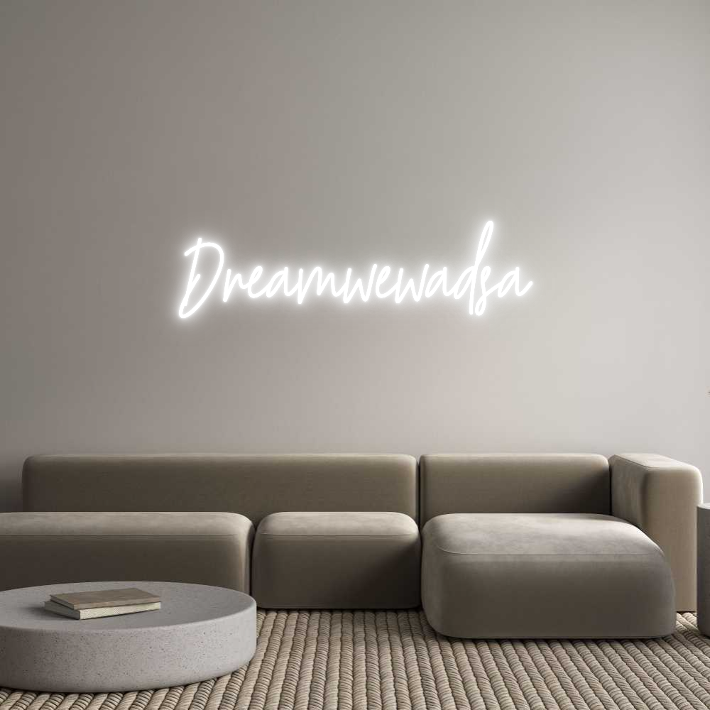 Custom Neon Text - Dreamwewadsa