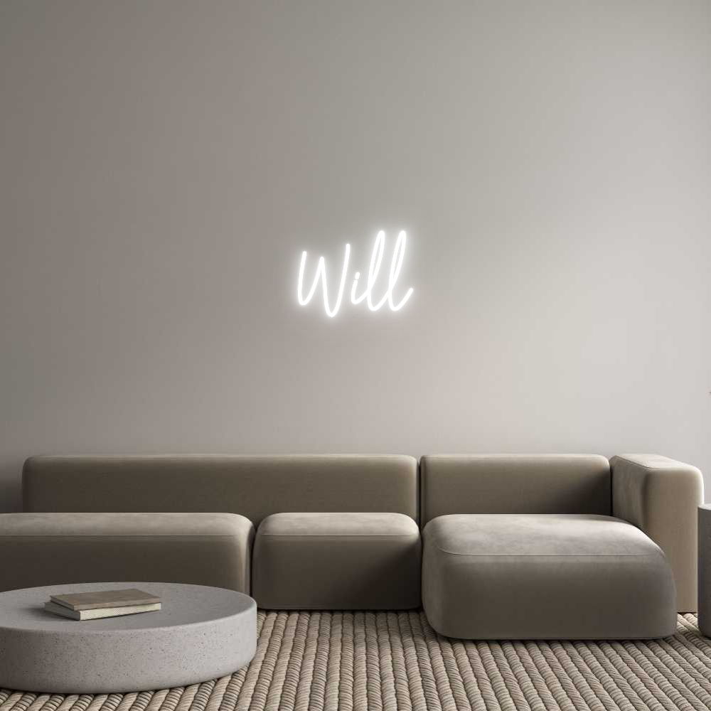 Custom Neon Text - Will