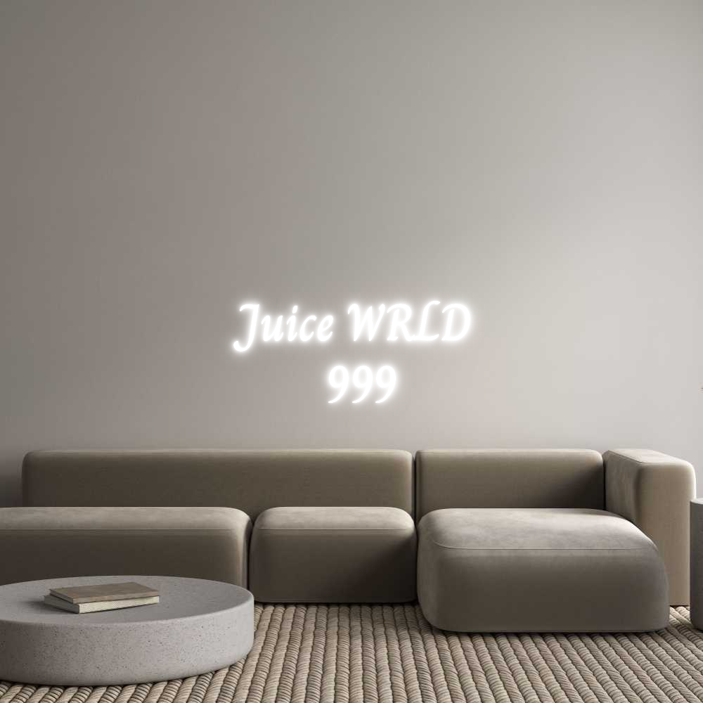 Custom Neon Text - Juice WRLD 
...