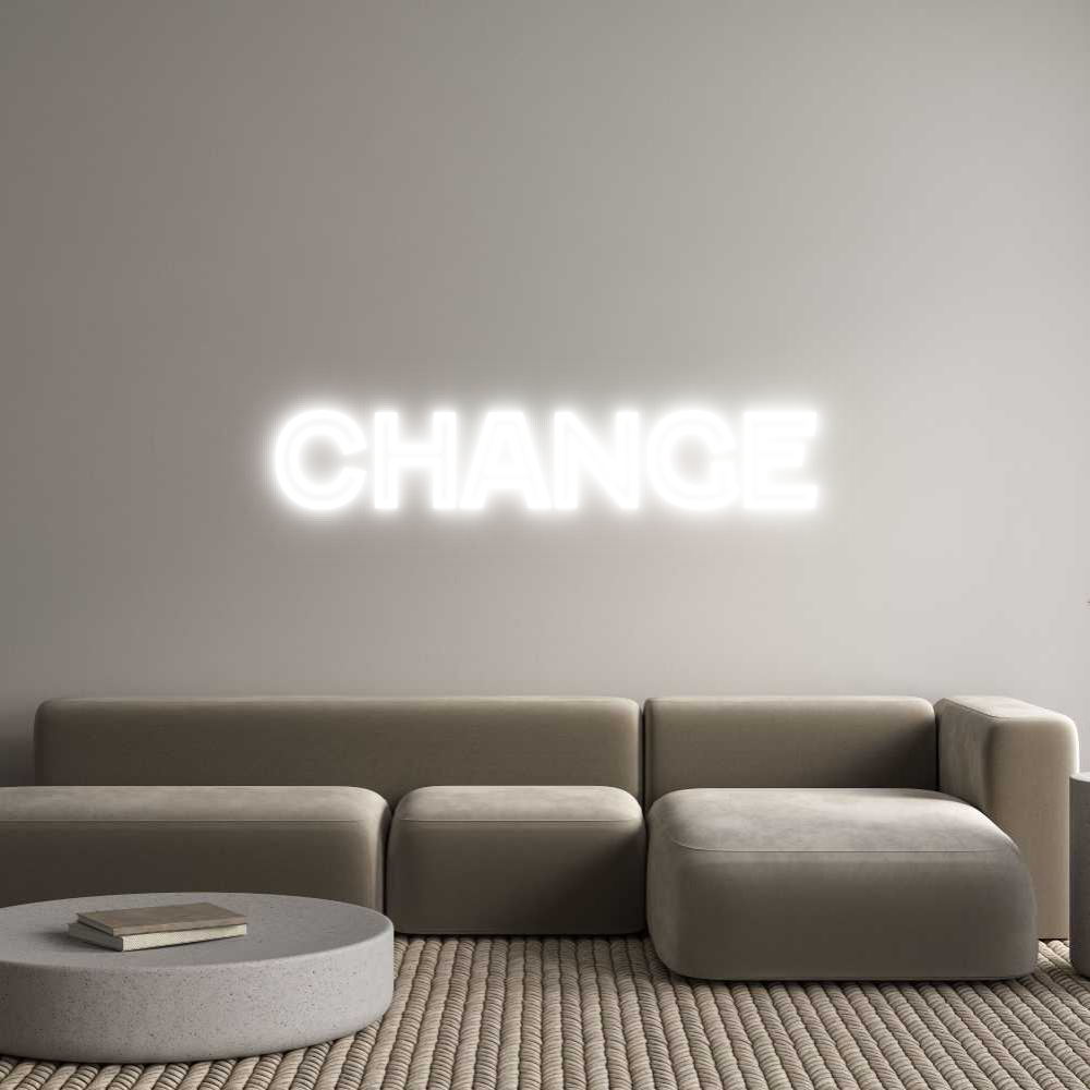 Custom Neon Text - Change