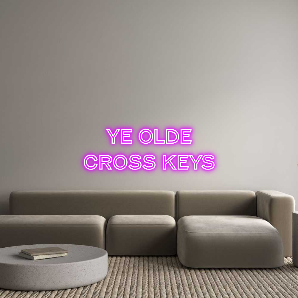 Custom Neon Text - Ye Olde
Cros...