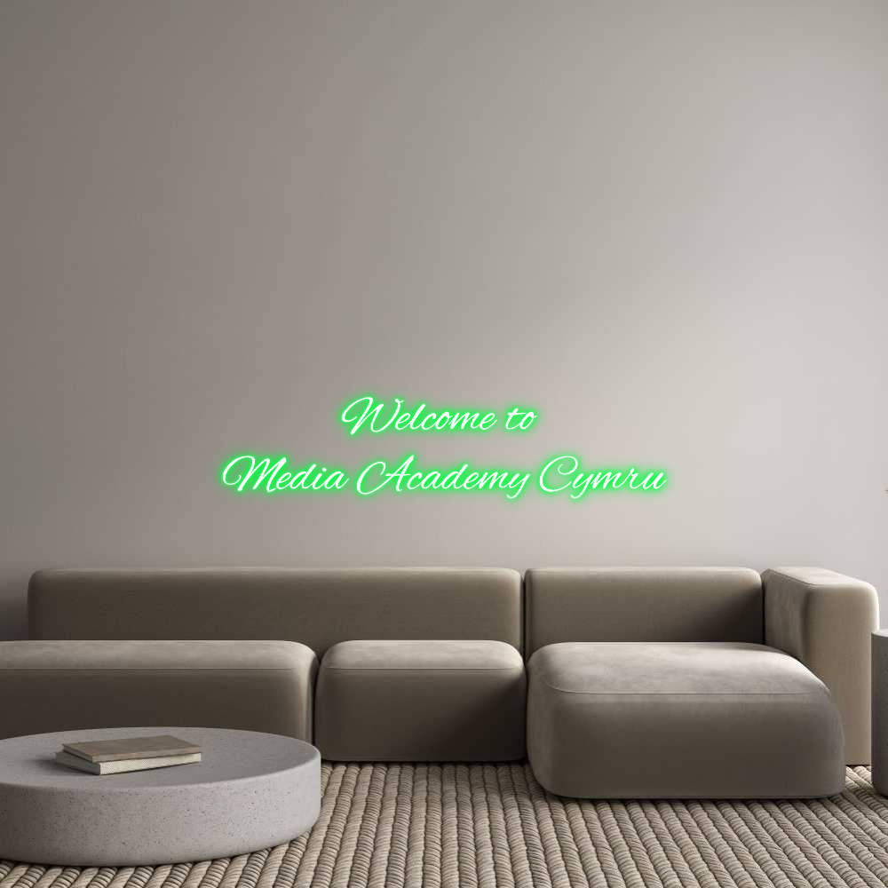 Custom Neon Text - Welcome to 
...