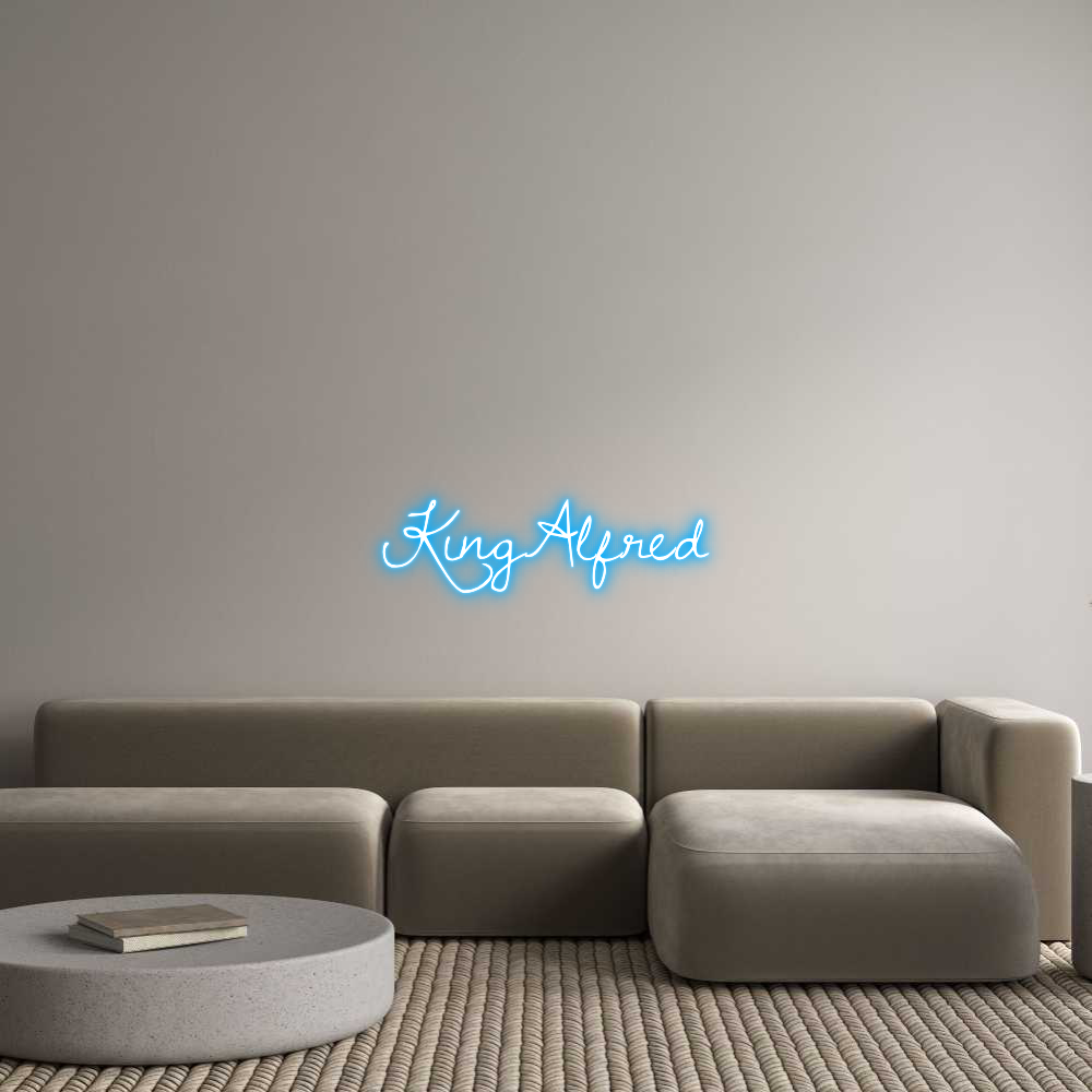 Custom Neon Text - KingAlfred