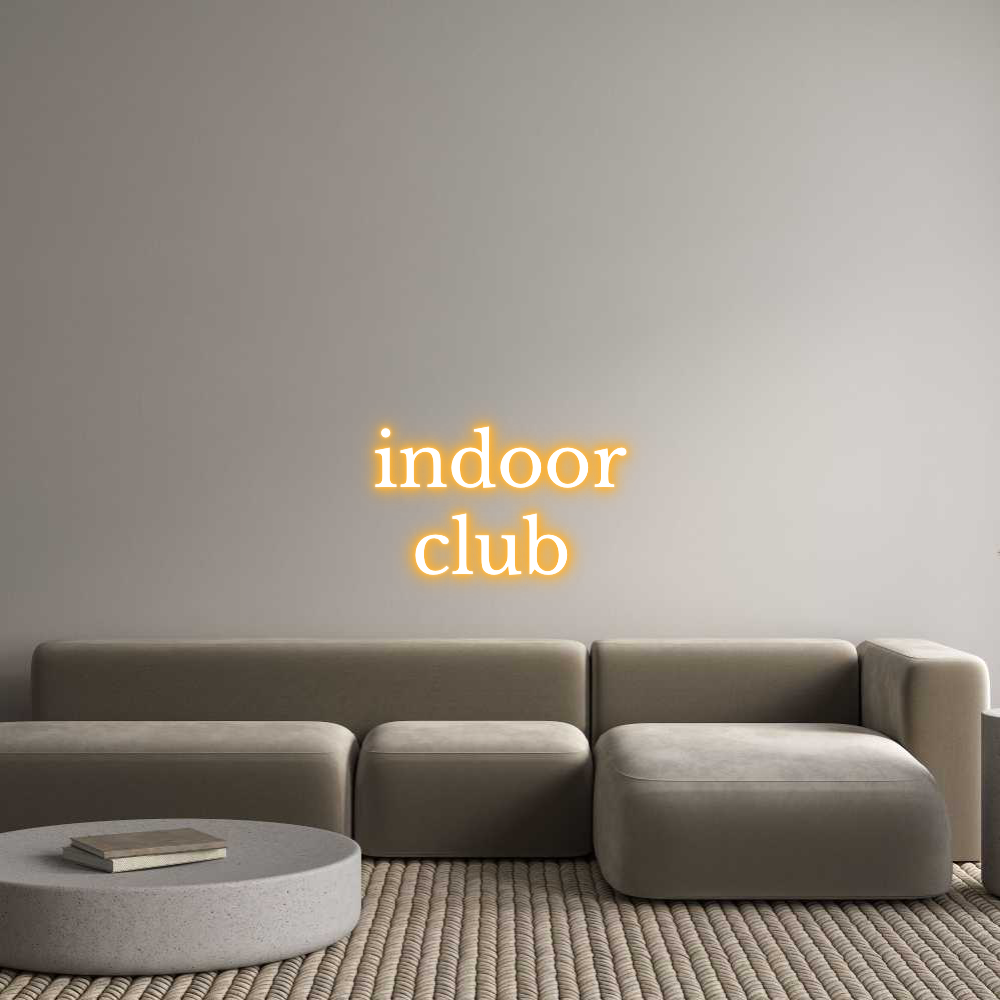 Custom Neon Text -  indoor
club