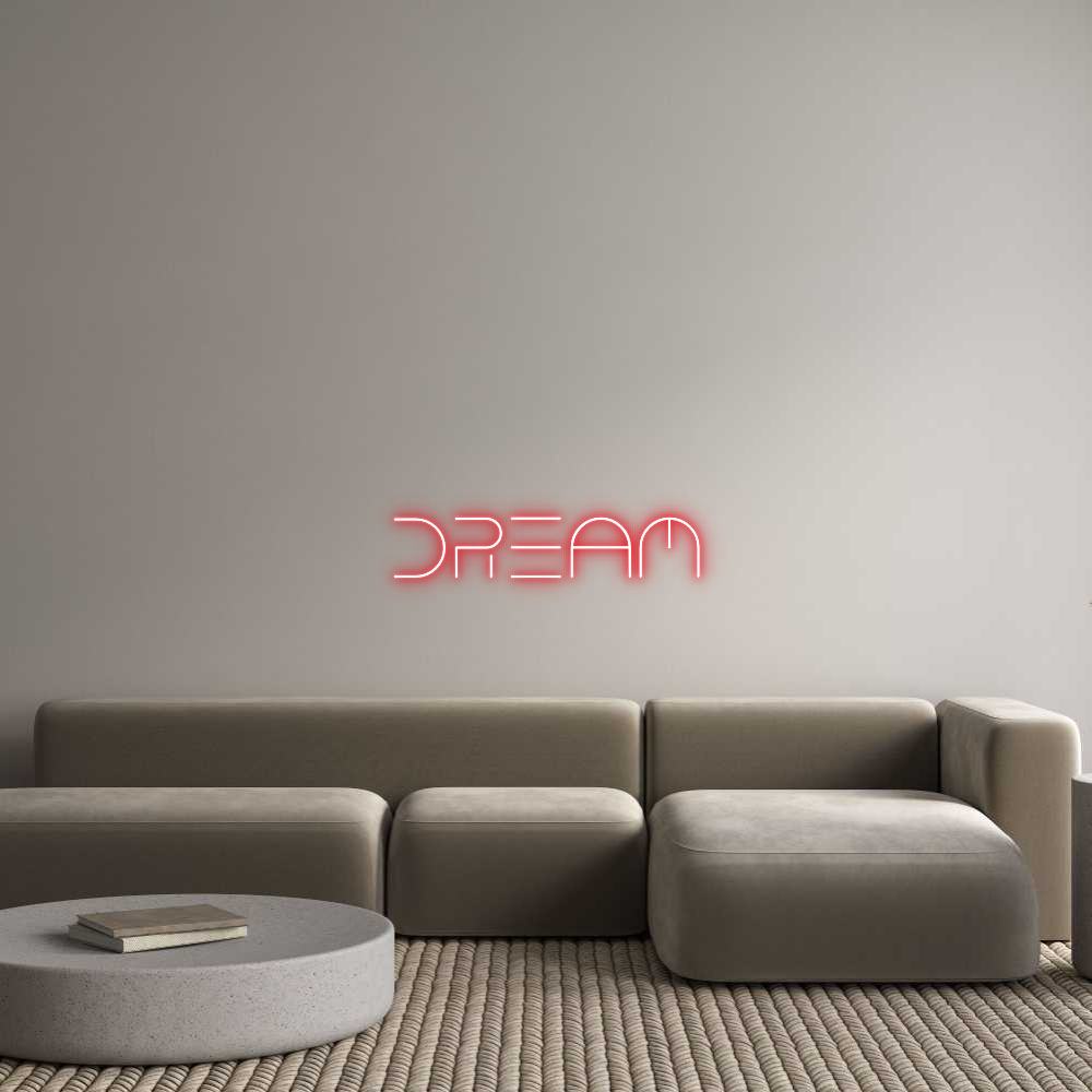 Custom Neon Text - Dream