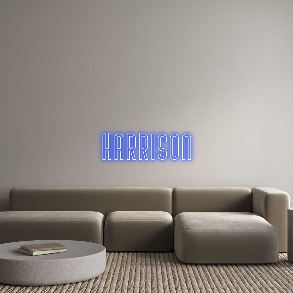 Custom Neon Text - Harrison