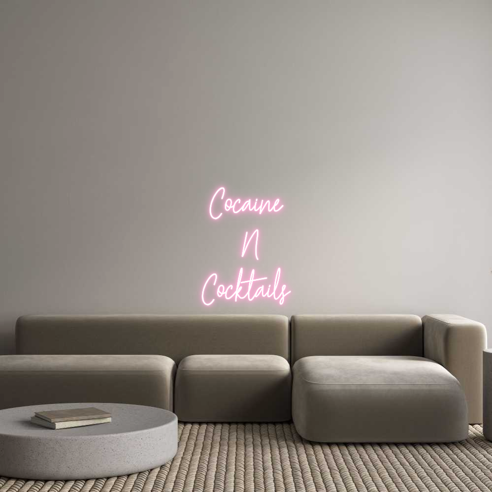 Custom Neon Text - Cocaine 
N
...