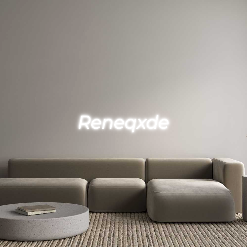 Custom Neon Text - Reneqxde
