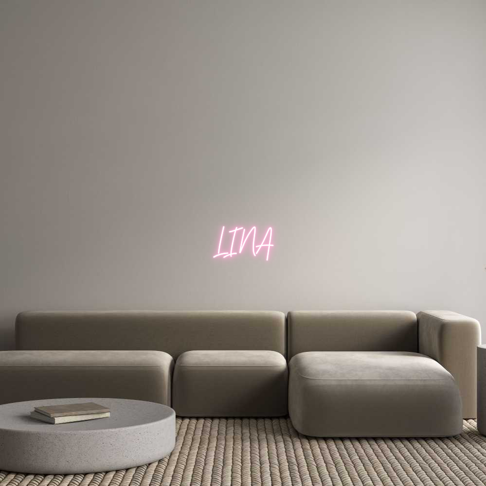 Custom Neon Text - LINA