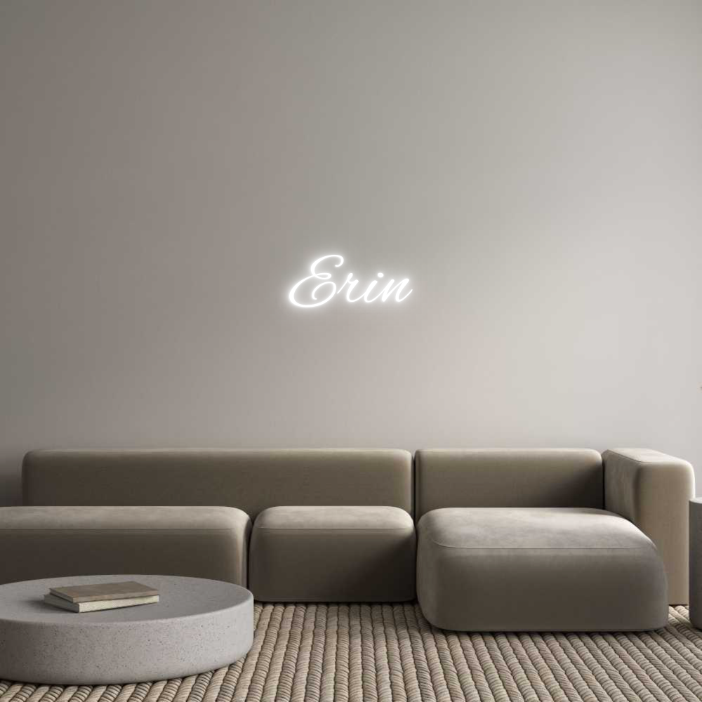 Custom Neon Text - Erin