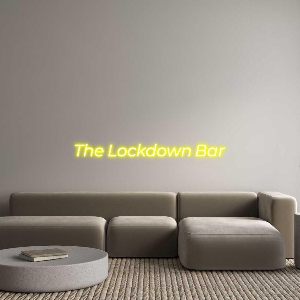 Custom Neon Text - The Lockdown ...