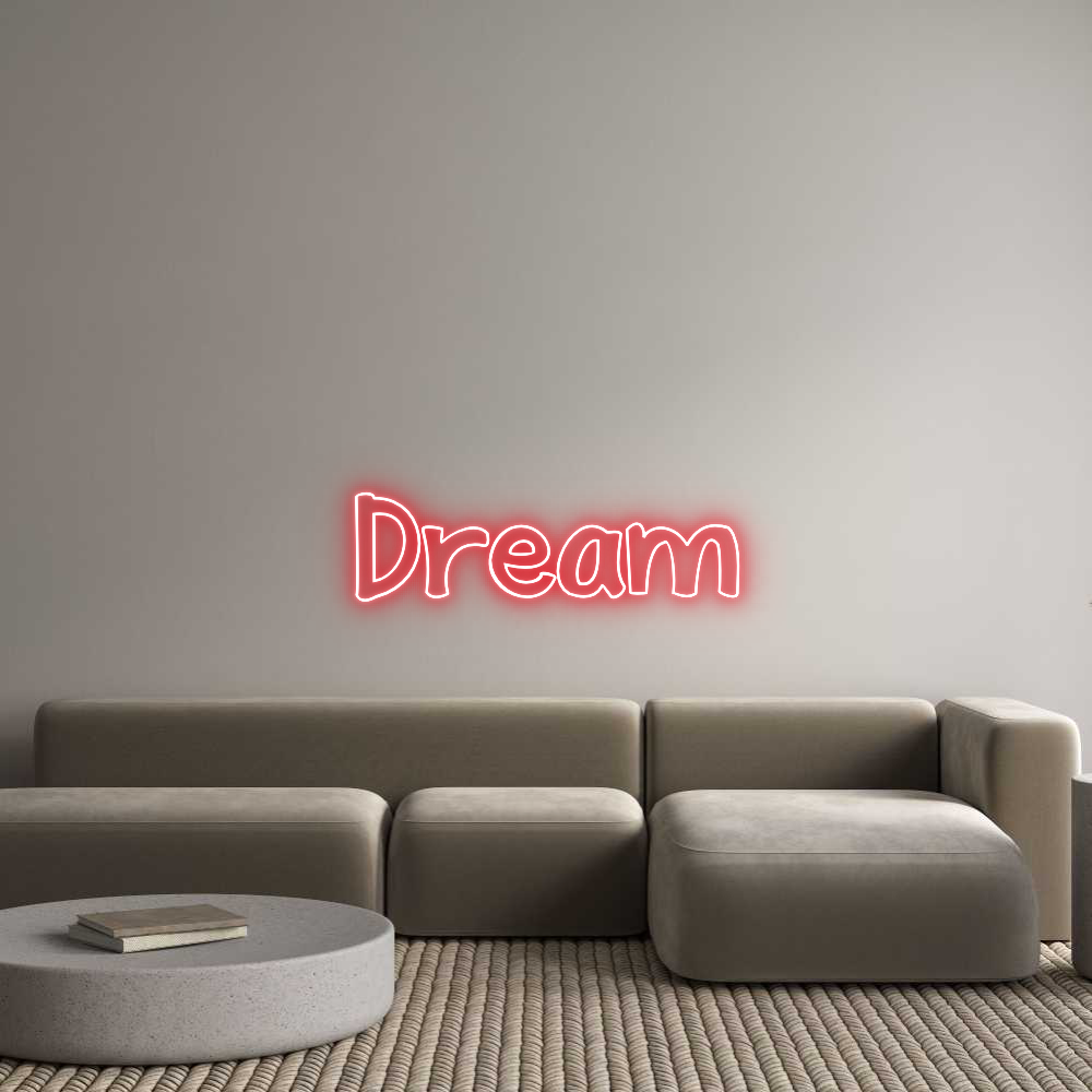Custom Neon Text - Dream