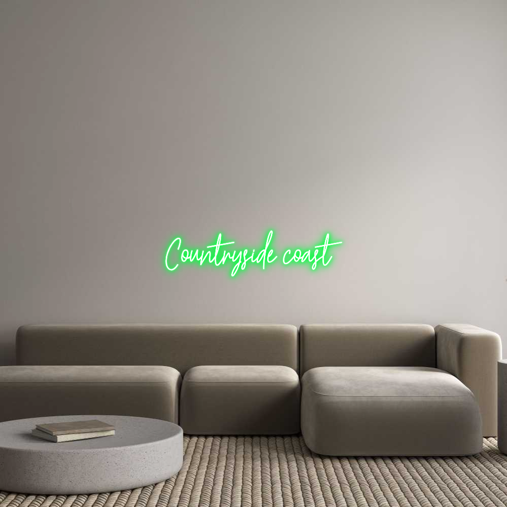 Custom Neon Text - Countryside c...