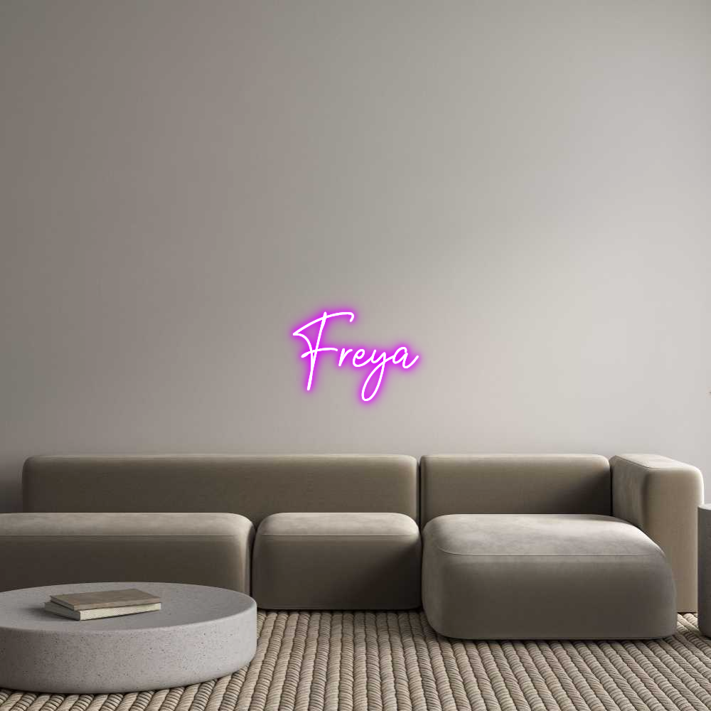 Custom Neon Text - Freya