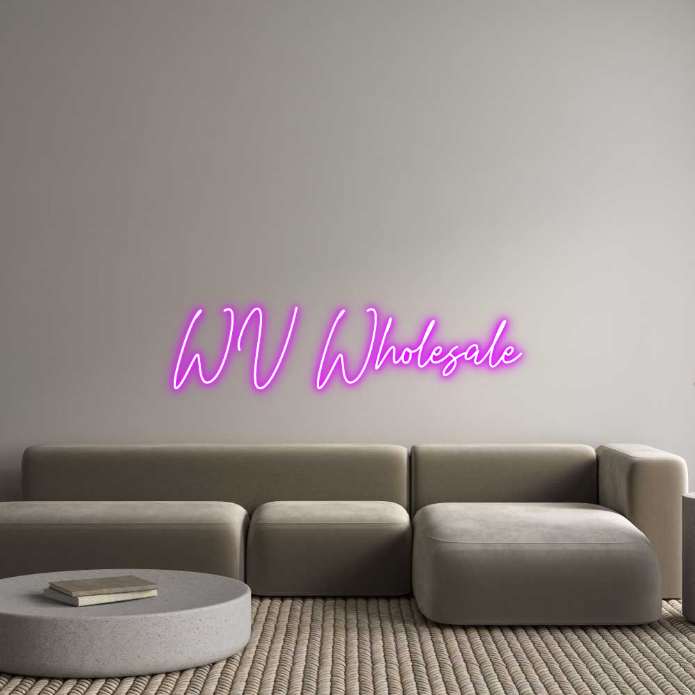 Custom Neon Text - WV Wholesale