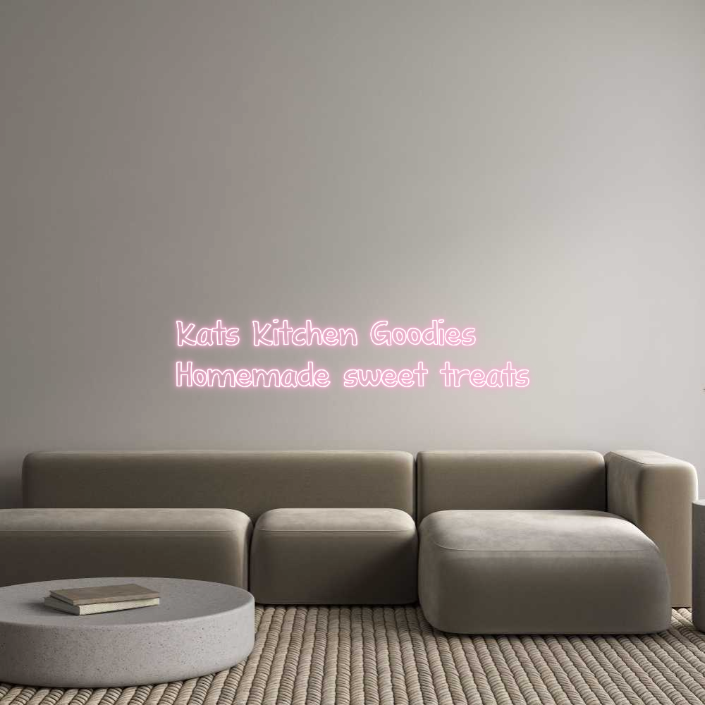 Custom Neon Text - Kats Kitchen ...