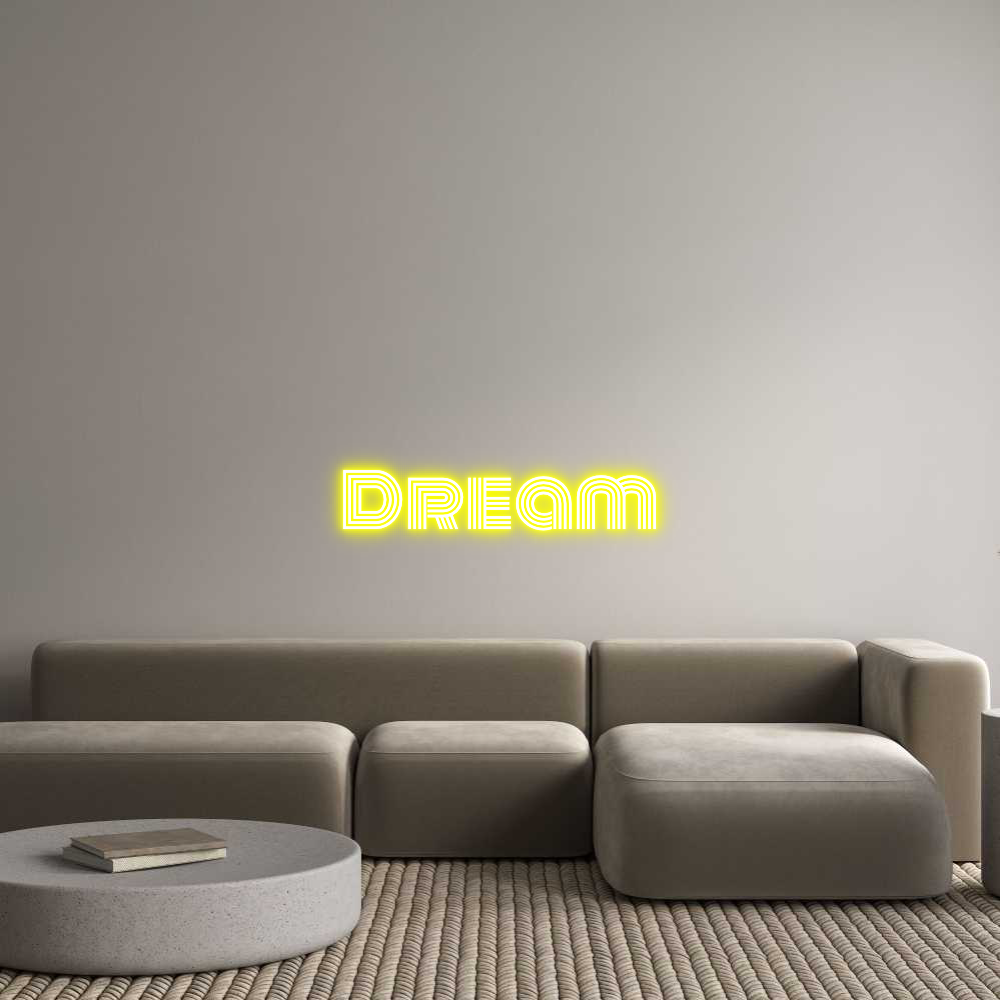 Custom Neon Text - Dream