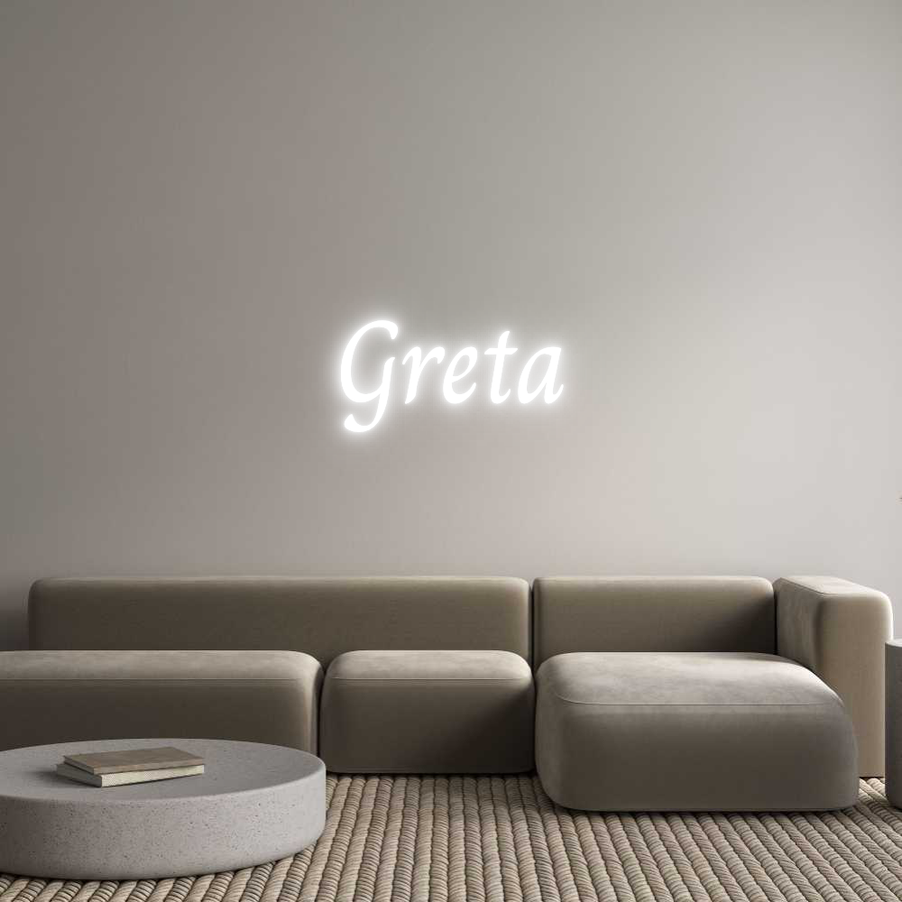Custom Neon Text - Greta