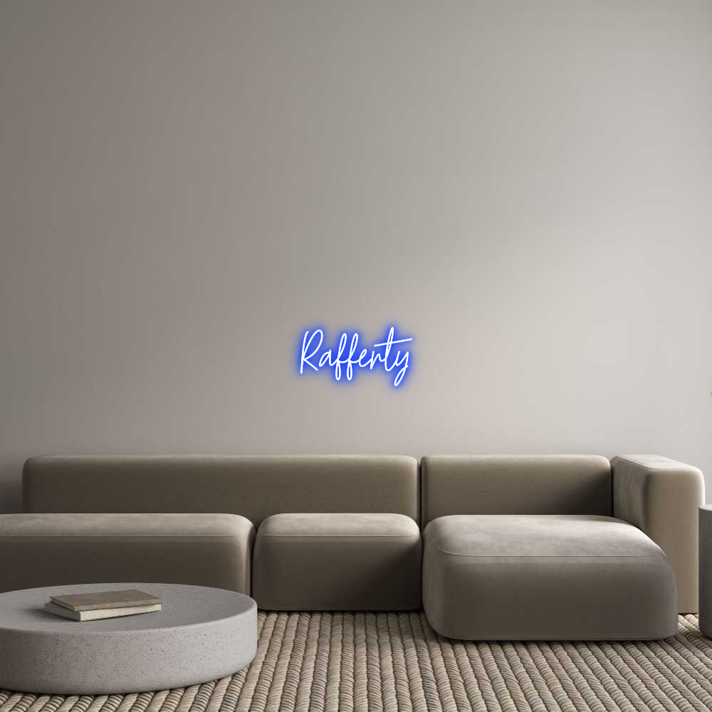Custom Neon Text - Rafferty