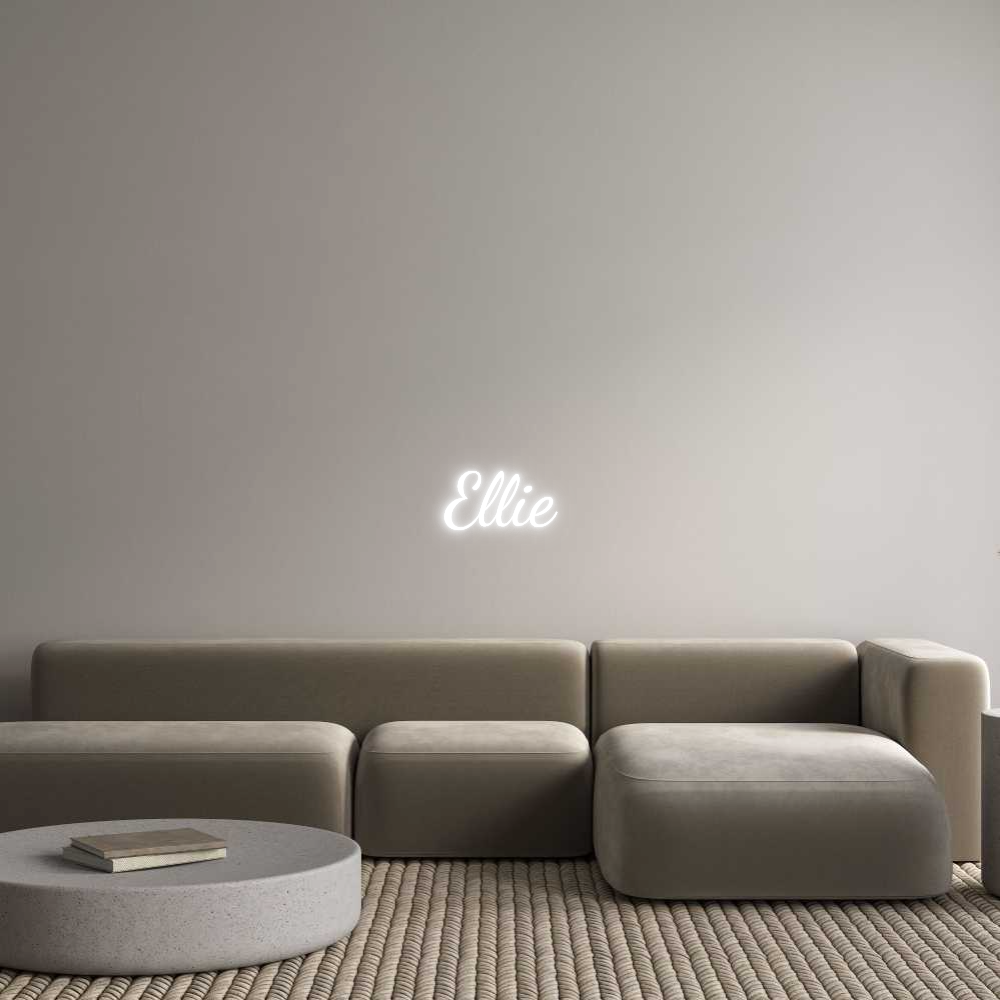 Custom Neon Text - Ellie