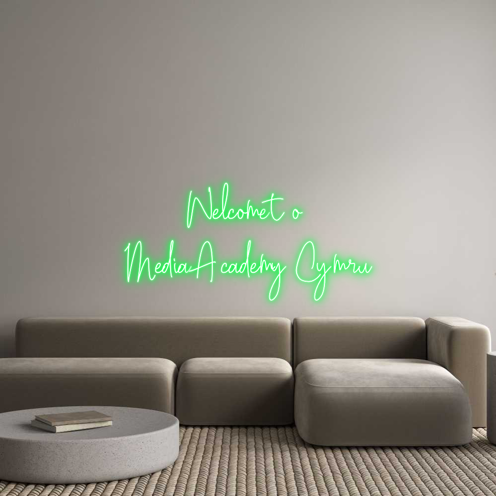Custom Neon Text - Welcome to 
...