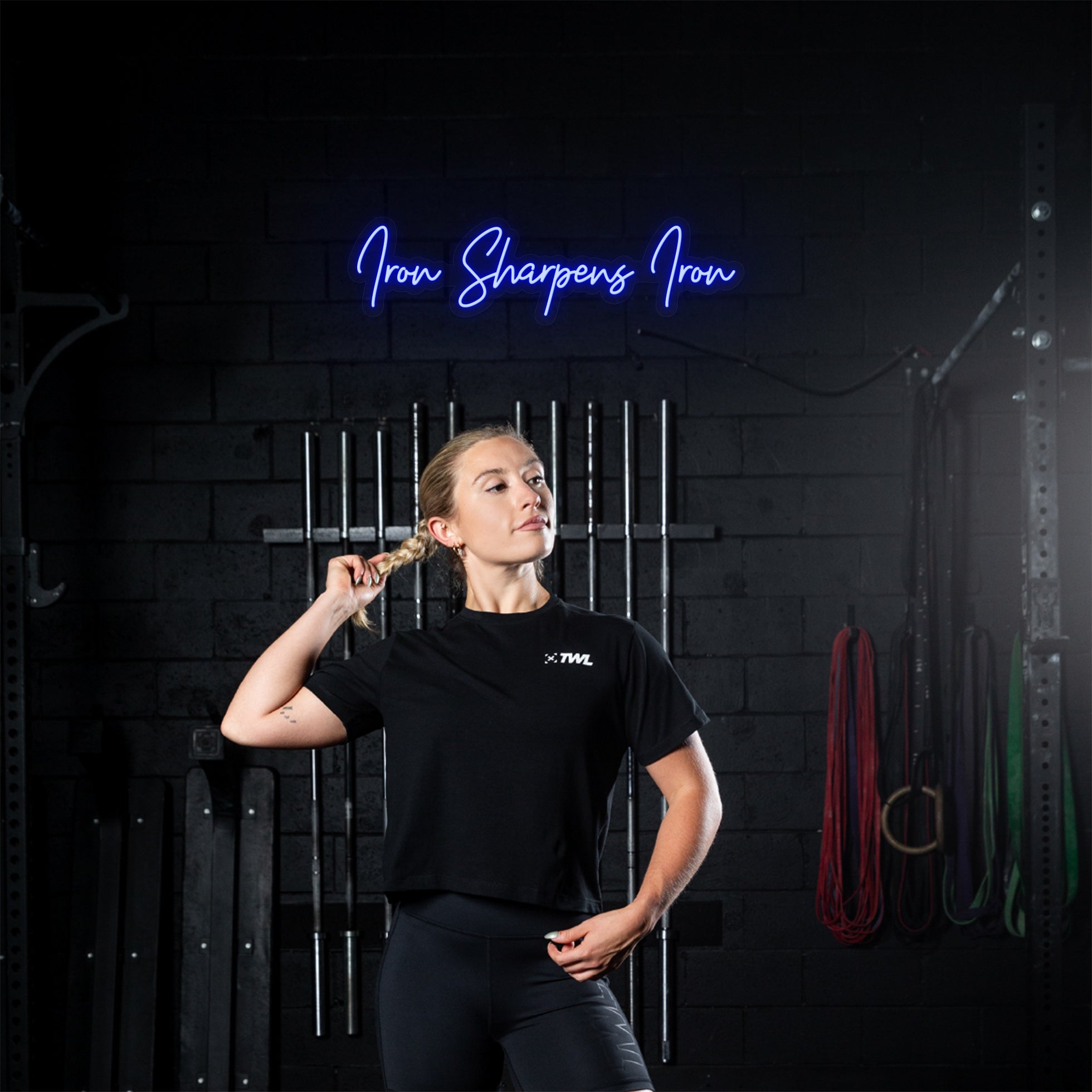 Iron Sharpens Iron LED Neon Sign