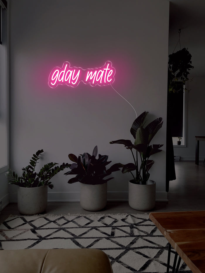 gday mate LED Neon sign