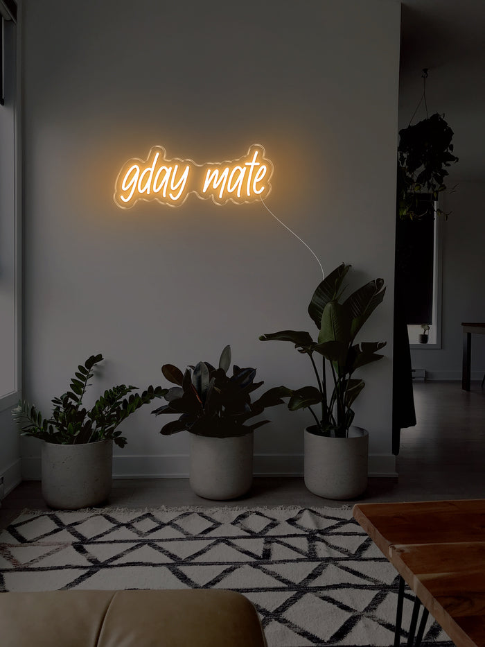 gday mate LED Neon sign